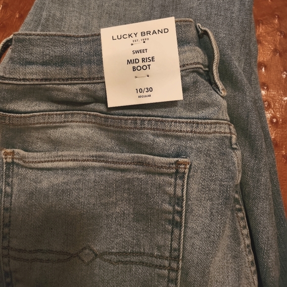 NWT Lucky Mid Rise Jeans size 10 - Picture 2 of 9